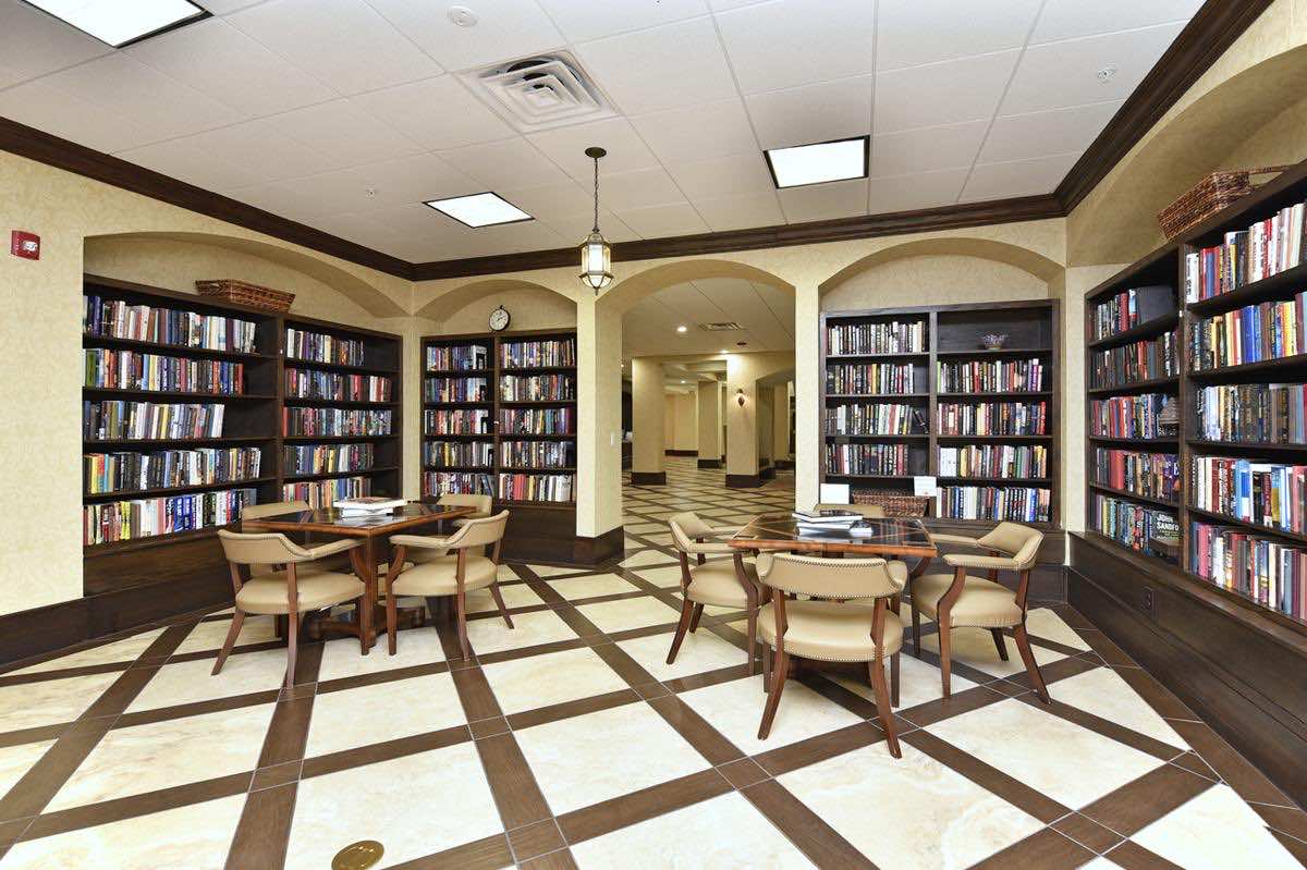 Library & Reading Room at The Abbey at Westminster Plaza